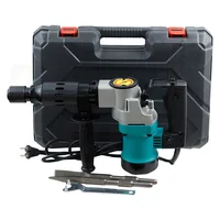 1200W Electric Hammer Drill Heavy Duty Rotary Drill Swivel Demolition Hammer 1500RPM Industrial Grade Concrete Demolition Hammer 1