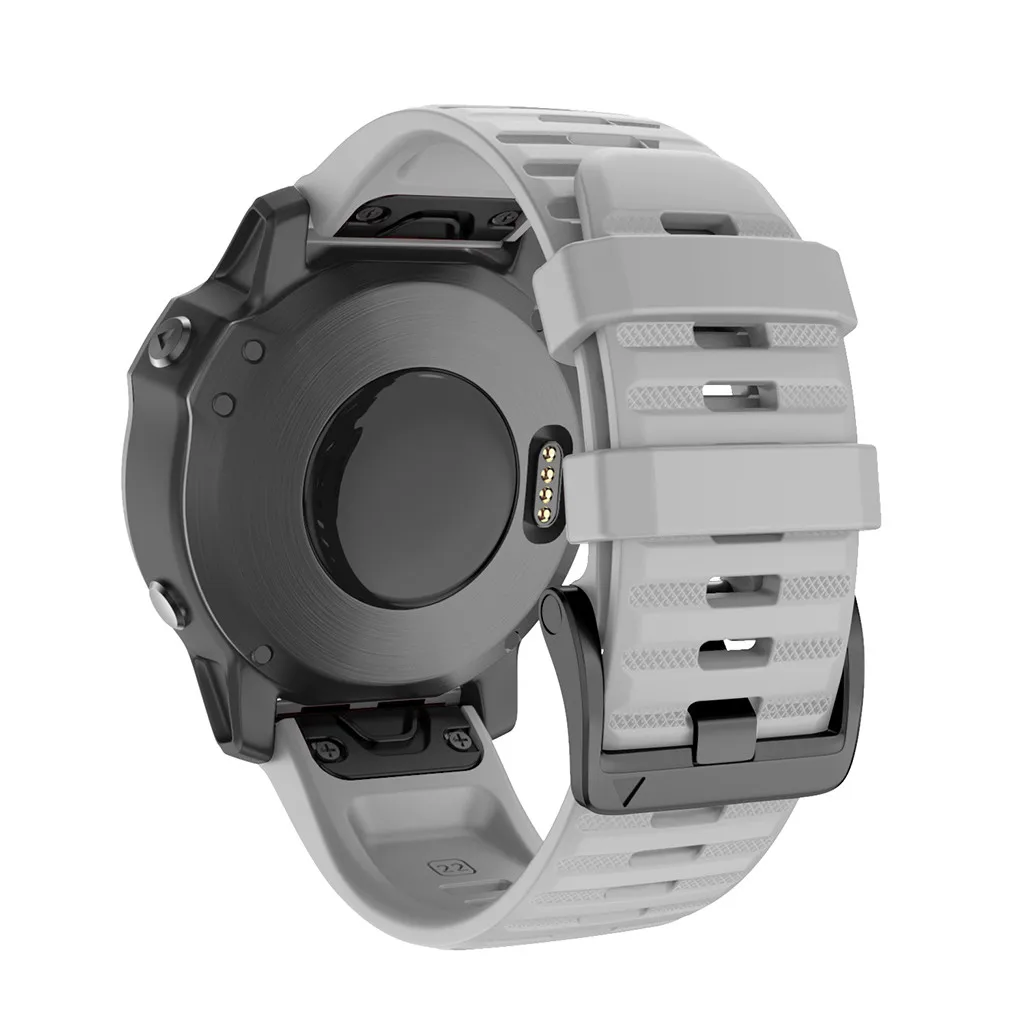 QuickFit Silikon 22 26 mm Armband für Garmin fenix 6 6X Pro 7 7X 5X 5 Plus/Fenix E 8 Pro Armband Forerunner 965 955 945 Armband – Detail 22