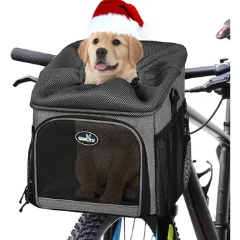 Foldable Pet Bicycle Front Basket 1