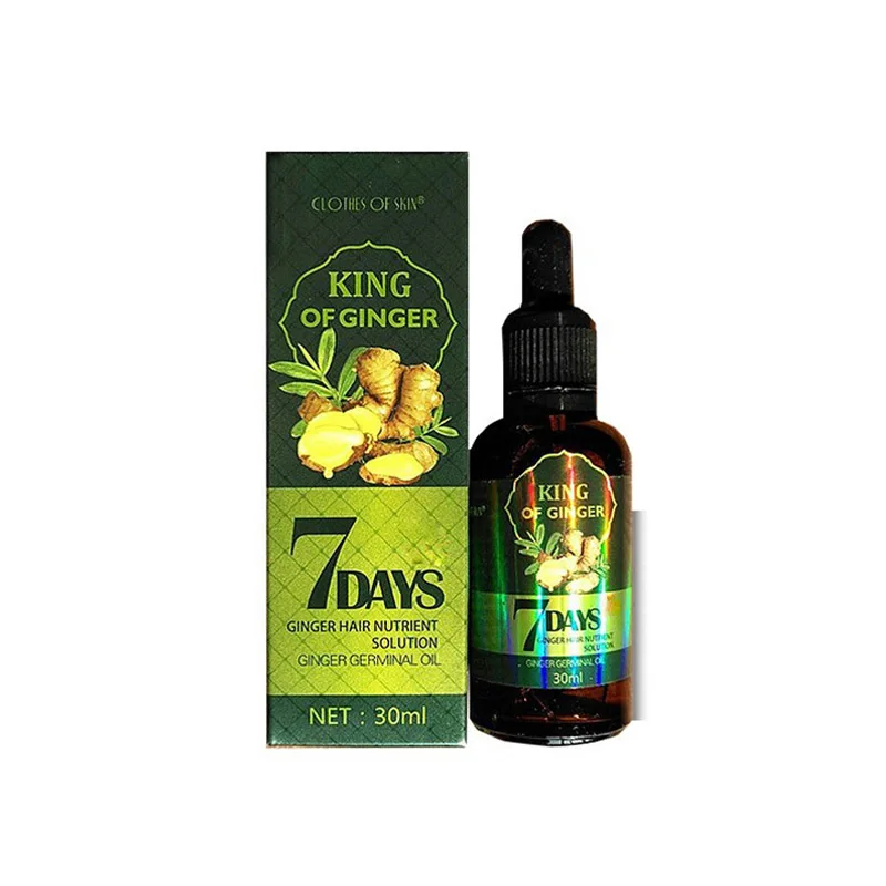 30ml Ginger King Hair Nutrient Solution Ginger King Original Liquid Plant Hair Care Hair Care Essential Oil Thick and StrongHair