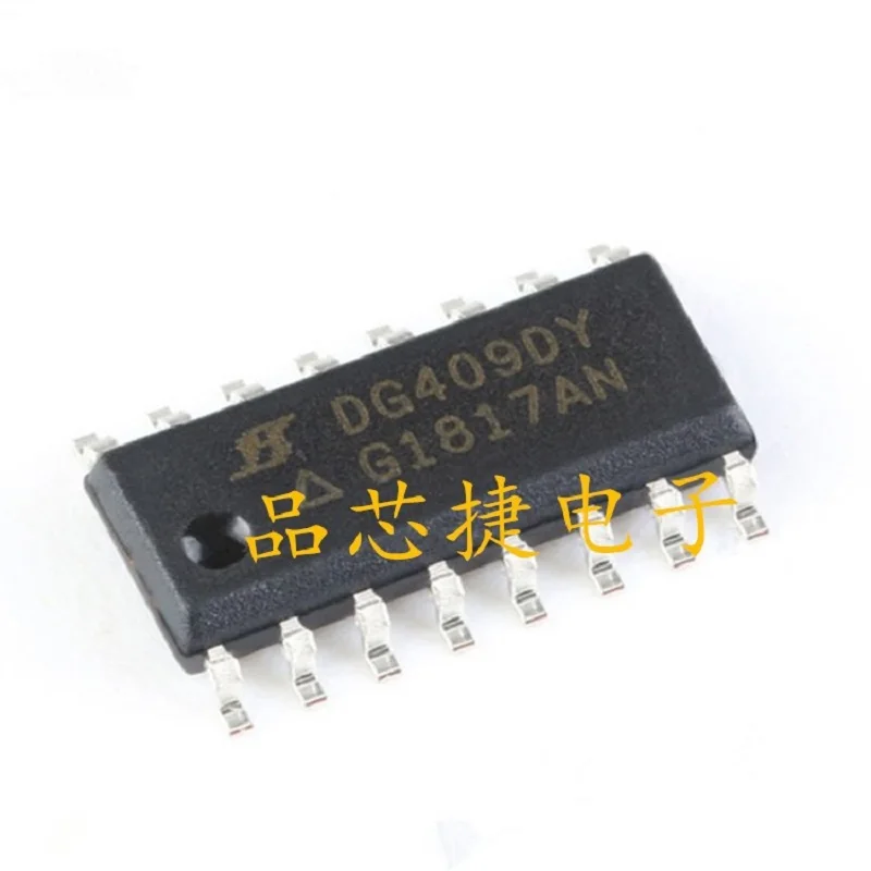 

10pcs/Lot DG409DY-T1-E3 Marking DG409DY SOIC-16 8-Ch/Dual 4-Ch High-Performance CMOS Analog Multiplexers