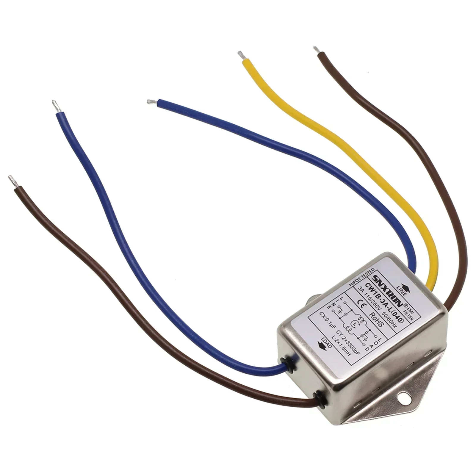 Perfect Defense Against High Interference Suppression With Power Filter EMI Line Audio Purifier CW1B L 3A/6A/10A 4