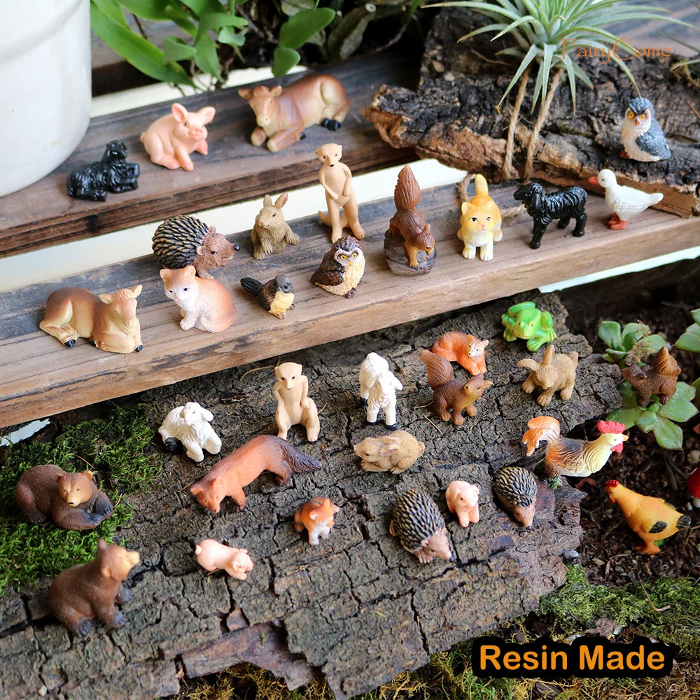 Enchanted Fairy Garden Miniature Set - Whimsical Outdoor Decor Collection