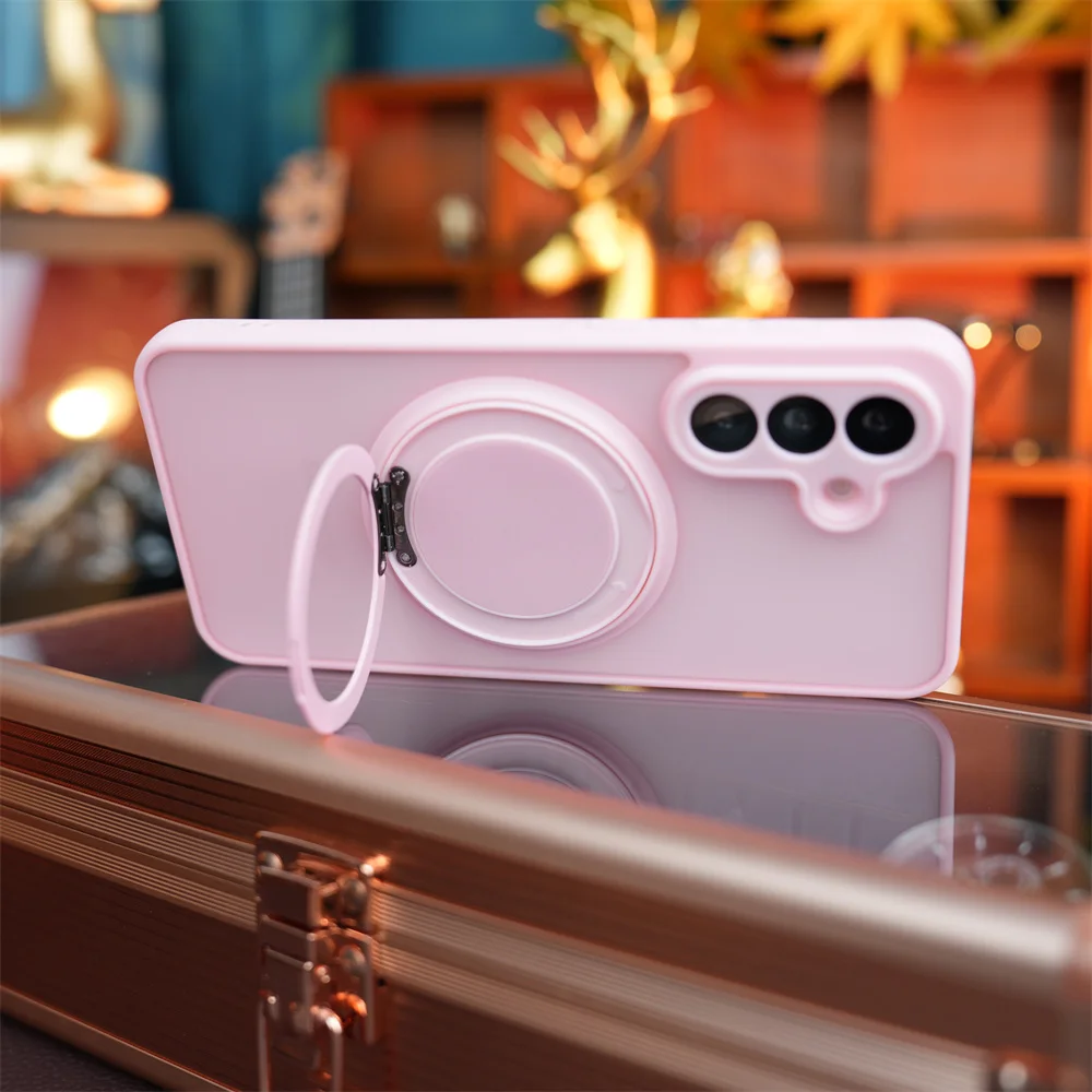 Magnetic 360° Rotating Stand Case with Enhanced Protection