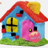 5pcs Unfinished Wooden Piggy Banks Kids DIY Coin Bank Change Container Handmade DIY White Embryo Small House Deposit Can 5