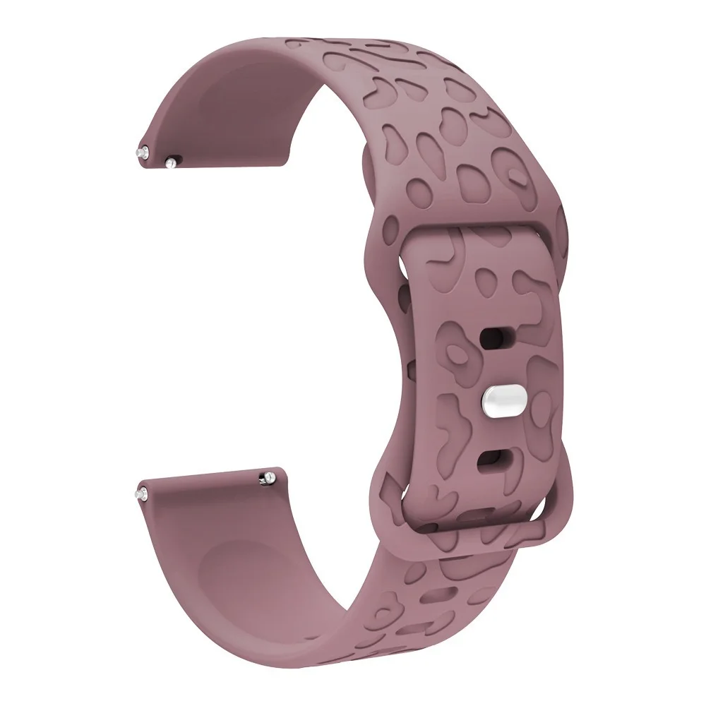 Leopard Silicone Engraved Band