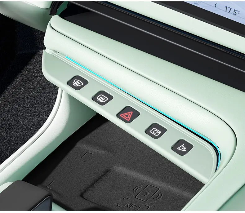 Central control button pad For ZEEKR 001 2024 2025 2023 silicone pad Scratch res