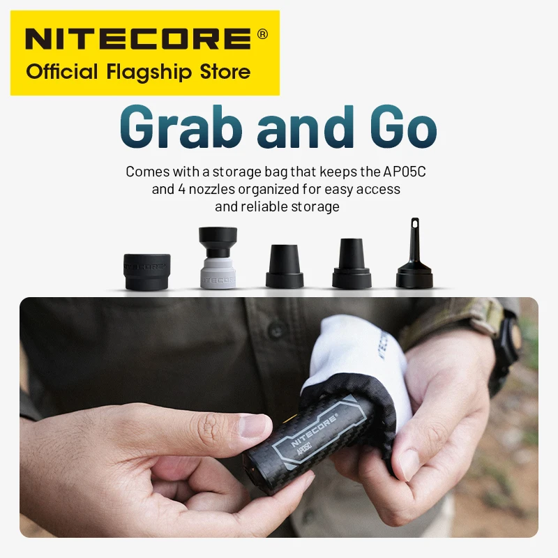 NITECORE NU33 - Faro Delantero De Aluminio De 700 Lúmenes Con Triple Fuente De Luz Usb C Recargable Con Etiqueta Nitecore