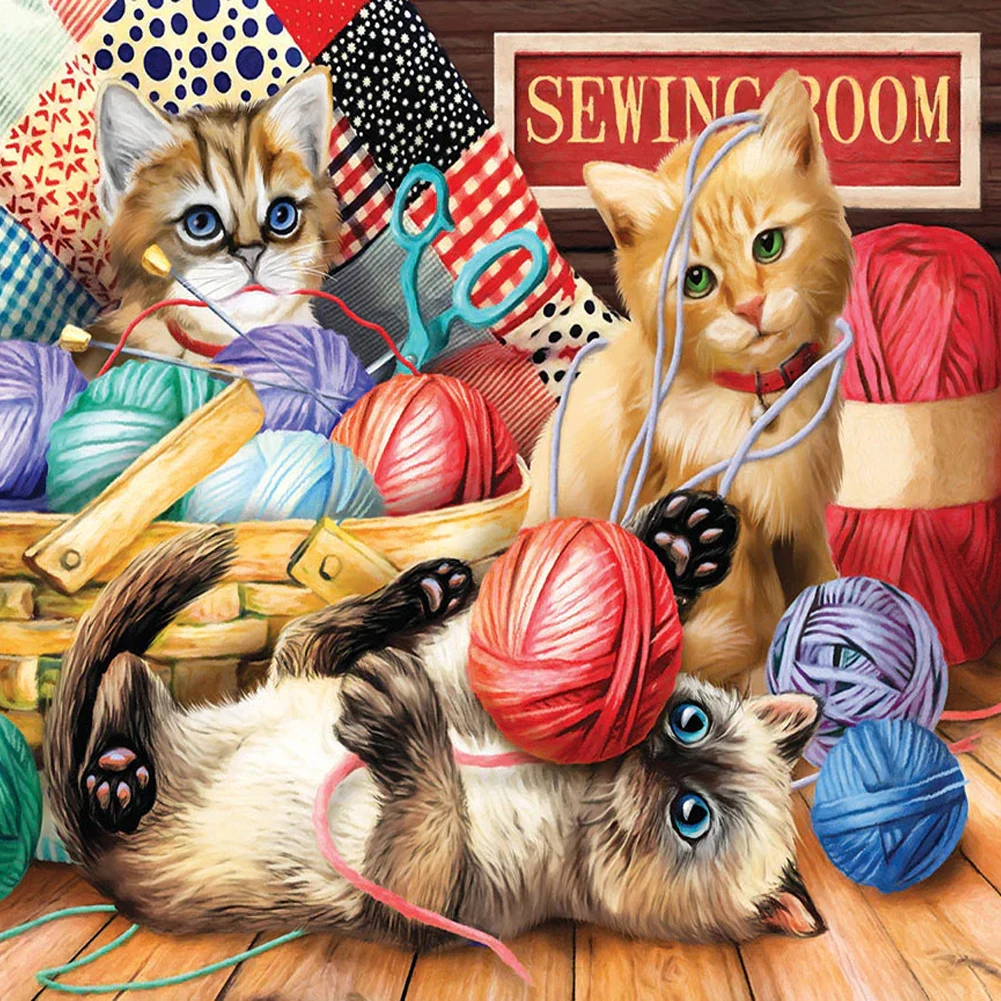 Рисунок 6 - 3D пазлы, деревянные котята