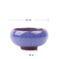 Handmade Ice Crack Ceramic Candlestick  DIY Decorative Candle Holders for Home Party Wedding 5