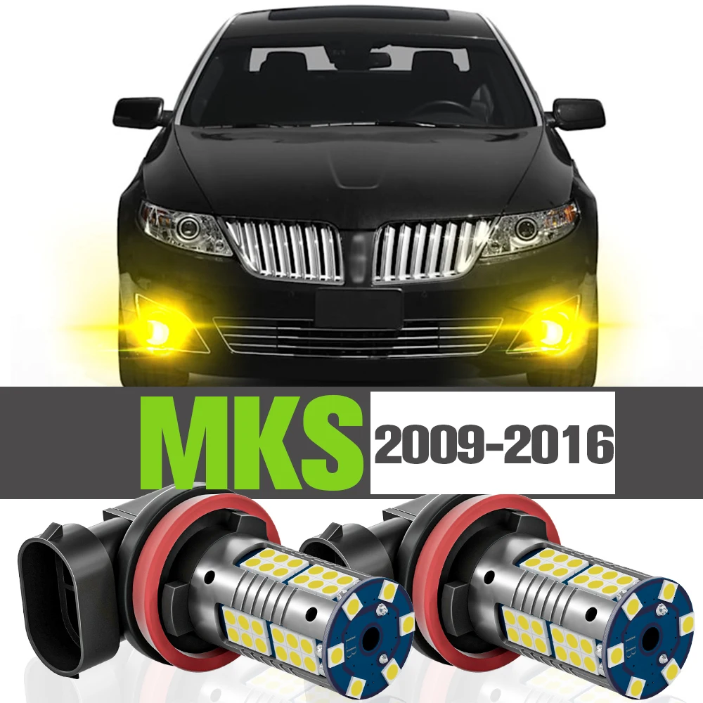 2x Led Fog Light Accessories Lamp For Lincoln Mks 2009 2010 2011 2012
