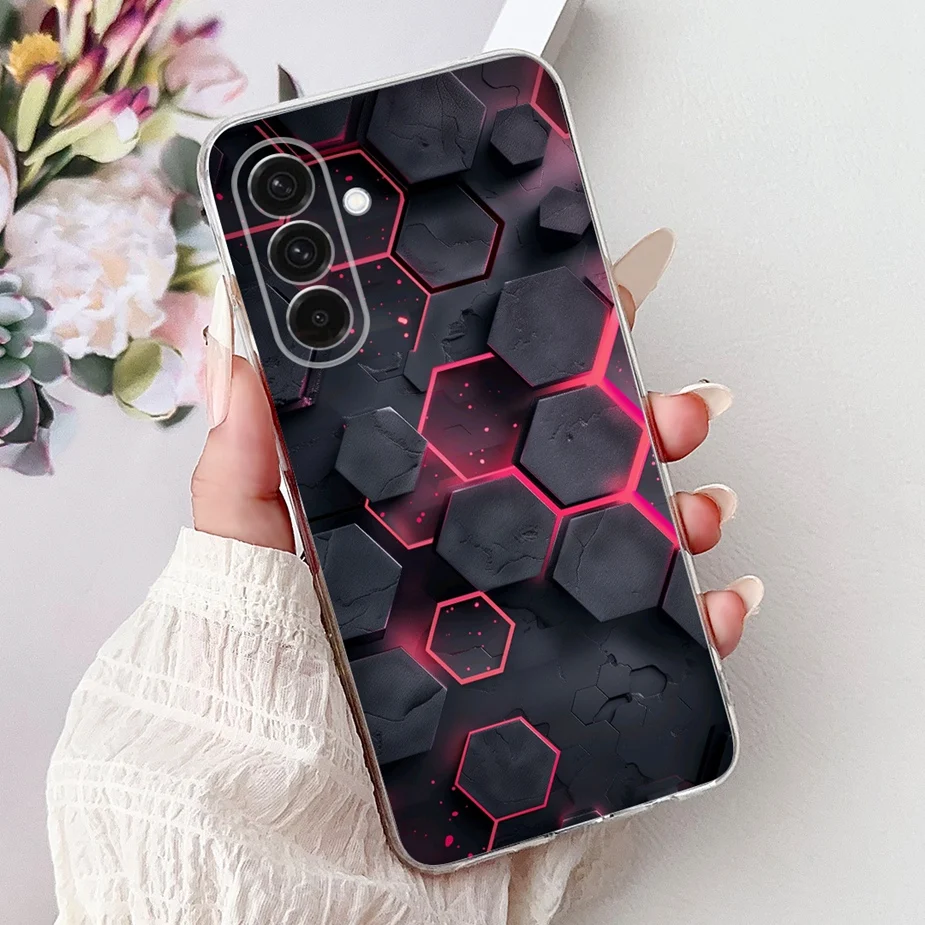 Fashionable Painted Soft Silicone Case – Stylish Protective Cover