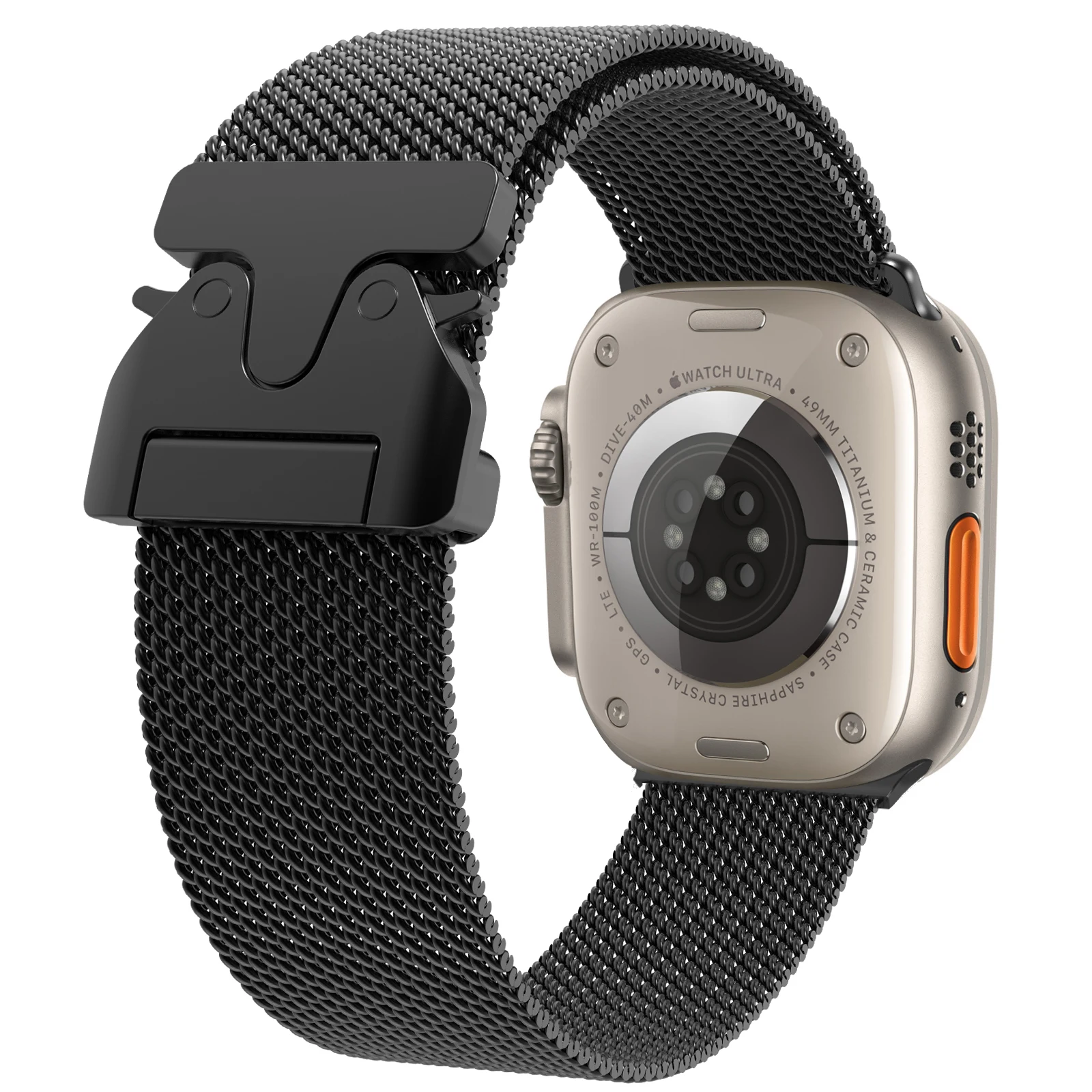 Milanese Loop Amazon Prime Watch Bands For Apple Watch Milanese Loop Strap For Apple Watch Band Ultra 49mm 46mm 45mm 44mm 42mm  Stainless Steel Metal For IWatch Series 10