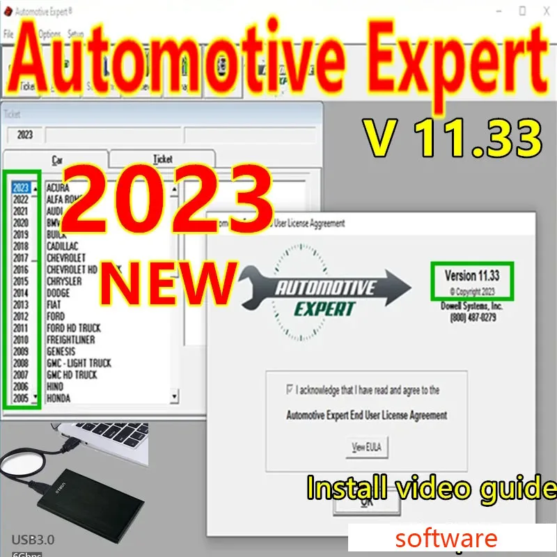 

2023 NEW Automotive repair software Expert v11.33 v9.61 best Shop Management Software TIME unexpire patch free help install