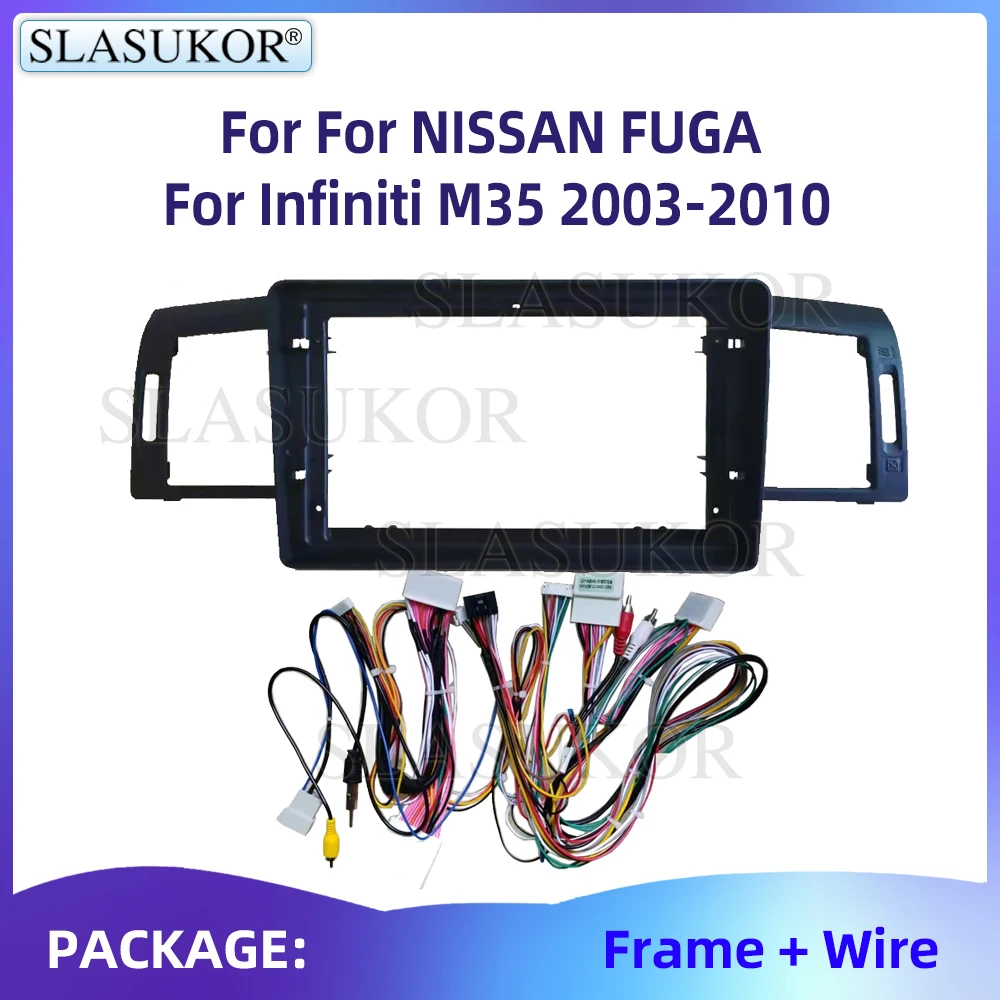 

9 дюймов для NISSAN FUGA для Infiniti M35 2003-2010 Android автомобильное радио Carplay интеллектуальная система навигации рамка аксессуары