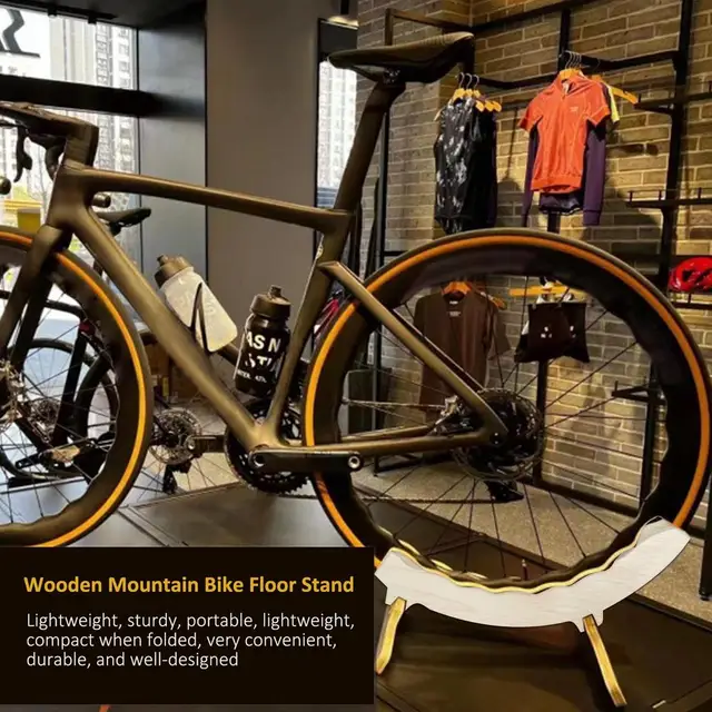 Supporto Da Pavimento Per Bicicletta Verticale - Autoportante E Salvaspazio Per MTB E Bici Da Strada - Foto 3