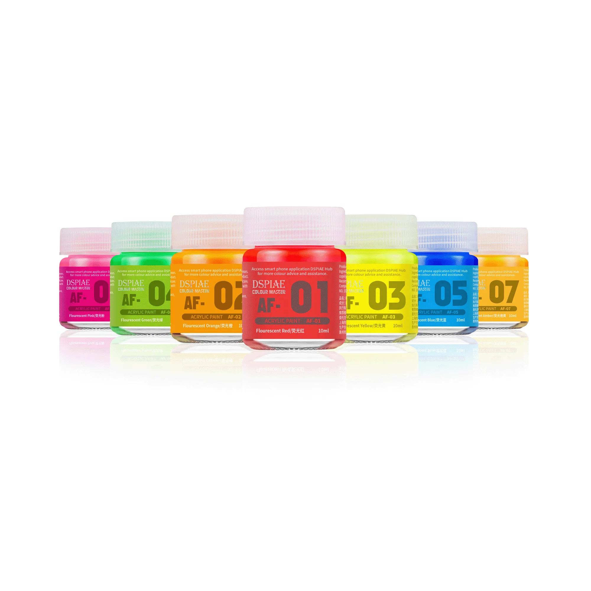DSPIAE AF Acrylic Paint - Fluorescent Colors