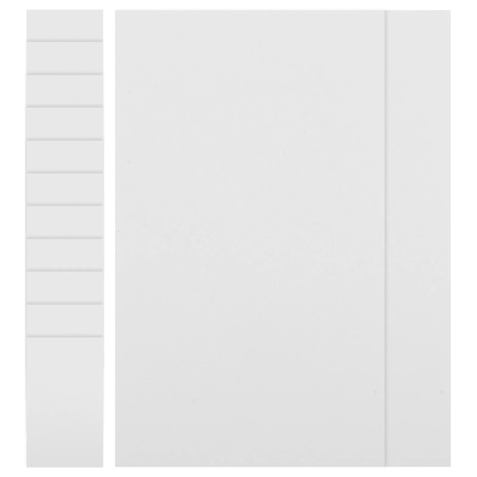 

200 Pcs Flash Cards Note Pad Blank Memory Flashcards Index Scratch Paper Doodle Word White Office