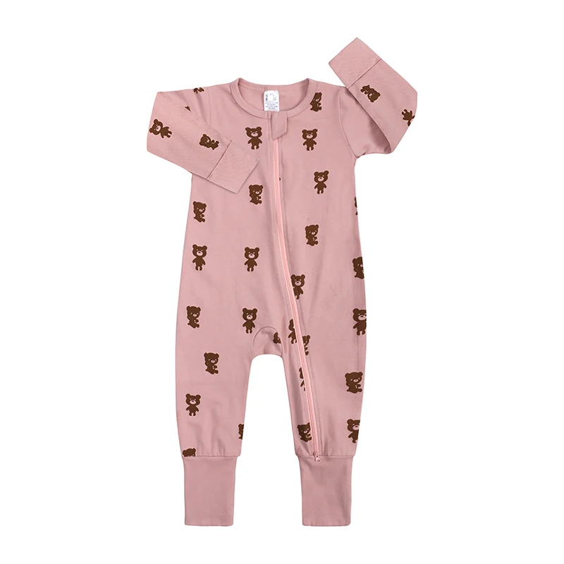 Newborn Baby Romper Girls Boys Cute Cartoon Animal stripe Clothes for Kids Long Sleeve Autumn Rompers Jumpsuit Outfits Costumes Baby Jumpsuit Cotton  Baby Rompers