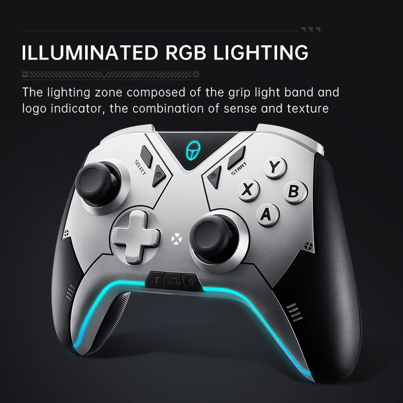 THUNDEROBOT G60 Wireless Gamepad Gaming Controller Hall Effect ALPS Joystick Dual Vibration For Nintendo Switch PC Steam iOS