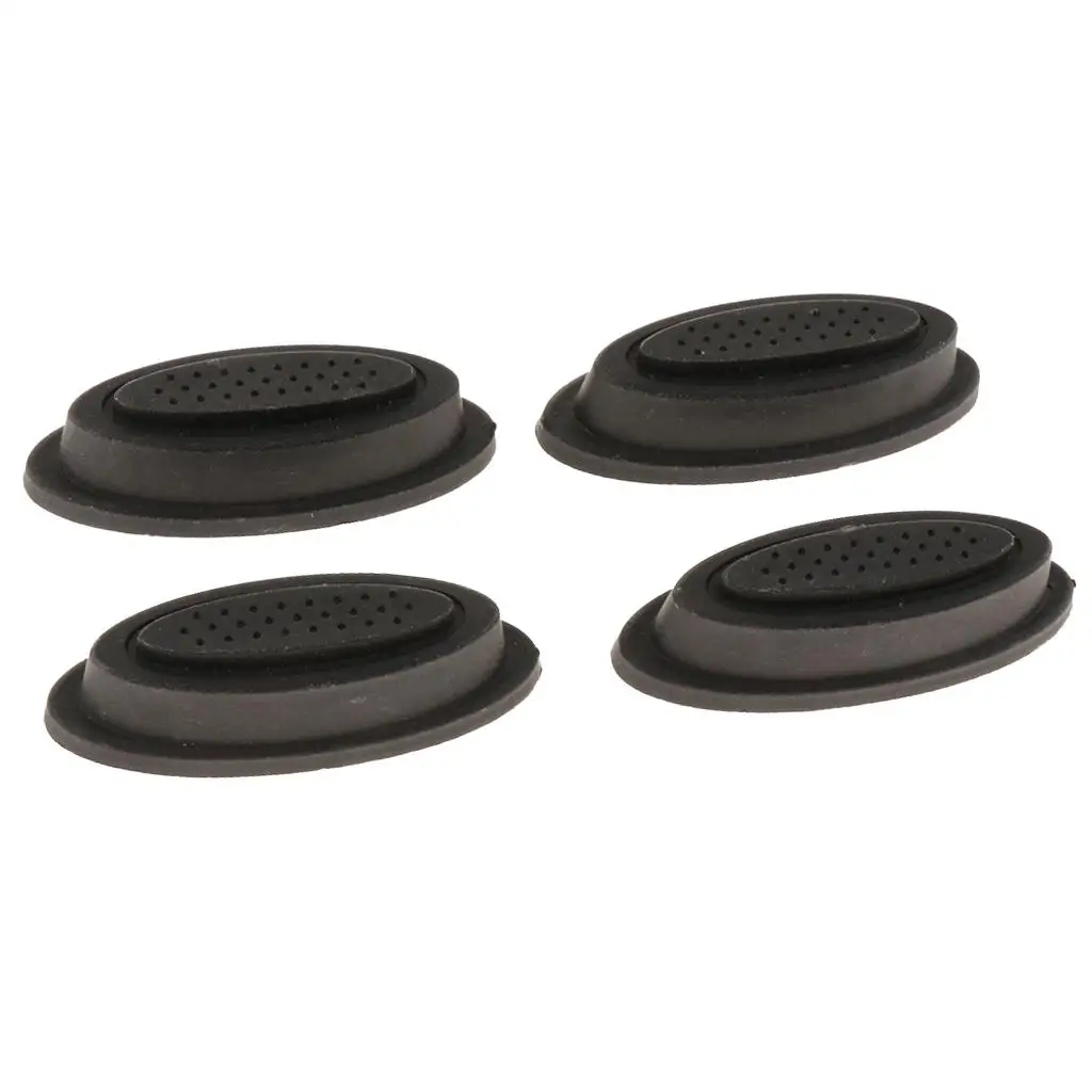 

2-4pack 4Piece Plastic Luggage Feet Pad Stud Door Stop Spike Floor Protector(S