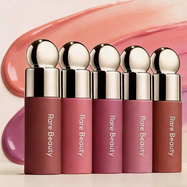 Rare Beauty Soft Pinch Liquid Blush, fini soyeux et lisse, longue tenue, effet repulpant, pour un maquillage éclatant, espoir, amour, vertue, joie, merveille, valeur. 1