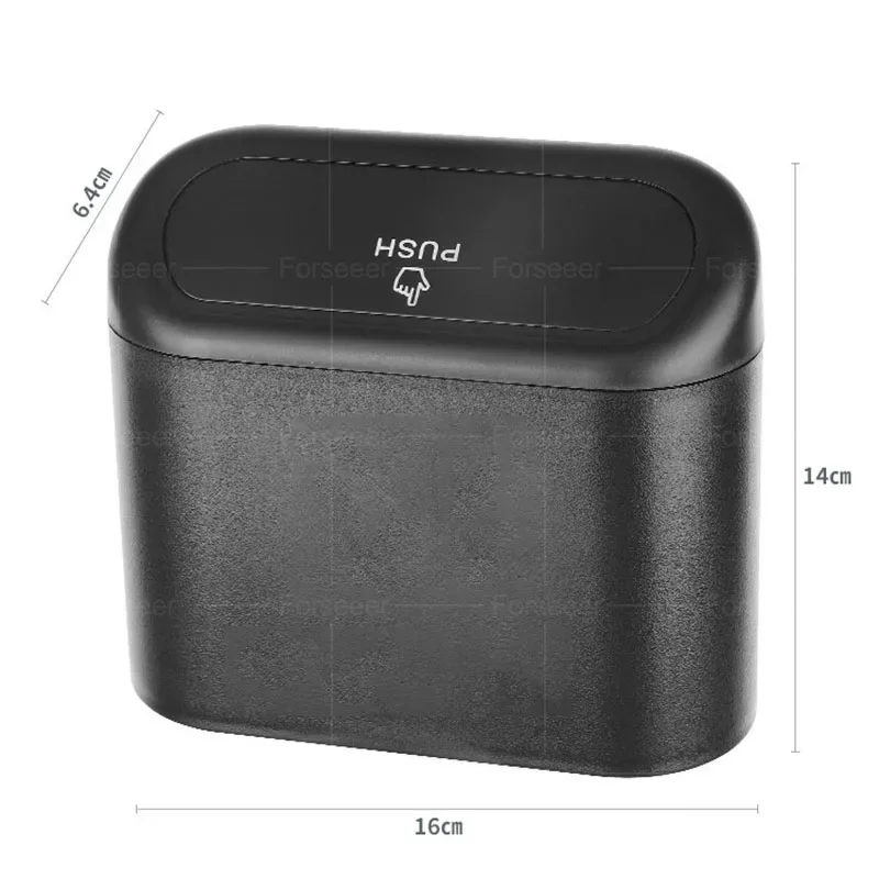 Car trash can storage box Car Pressing Type trash can For Hongqi H5 H6 H9 HS5 HS7 H7 HS3 EHS9 HQ9 E-HS3 E-QM5 Hongqi Accessories