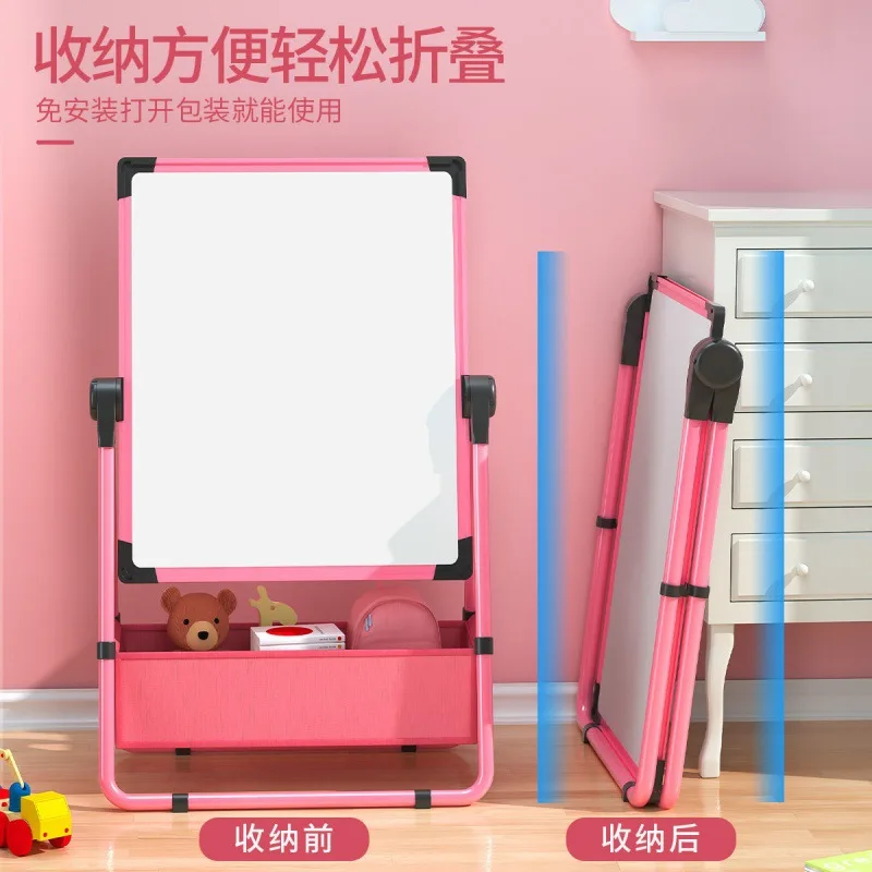

Kids Drawing Board Easel Set Can Lift The Clipboard, Small Blackboard, Double-Sided Graffiti Board, Stand Whiteboard