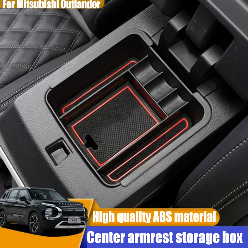 

Central control storage box Interior modification Cigarette lighting gear special storage box For Mitsubishi Outlander 2023