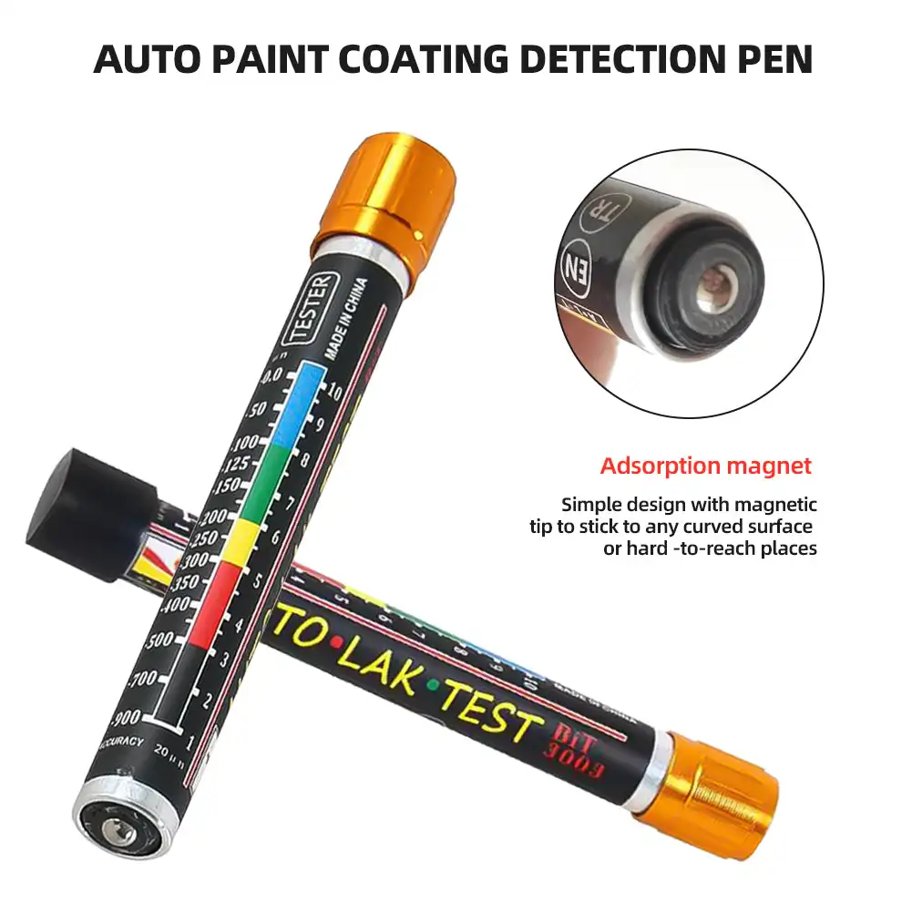 Car Paint Test Thickness Tester Meter Gauge Auto Paint Cars Crash Check Test Tester with Magnetic Tip Scale Pen paint coating meter,paint thickness gauge,thickness gauge