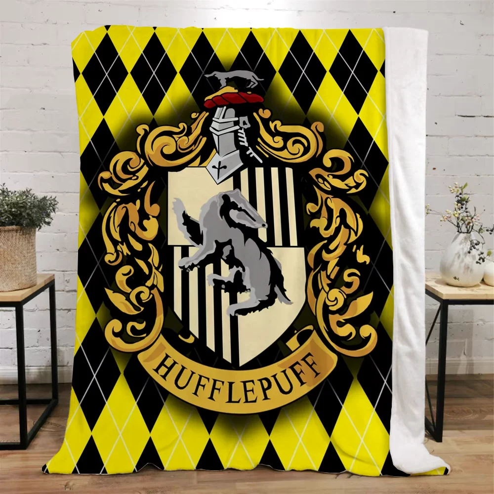 Hogwartes Decorative Blankets for Sofa Cover Blanket Beach Towel Picnic Throw Blanket Luxury Microfiber Bedding Knitted Plaid 3
