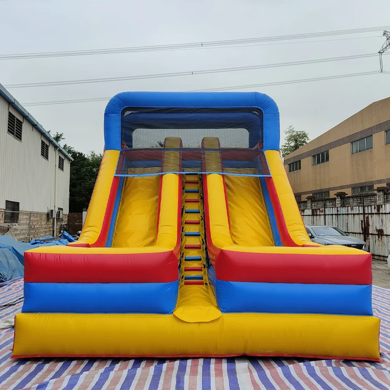 Inflatable Land Slide for Fun Large Outdoor Inflatable Customizable and Can be Used by Both Adults for Outdoor Party Activities