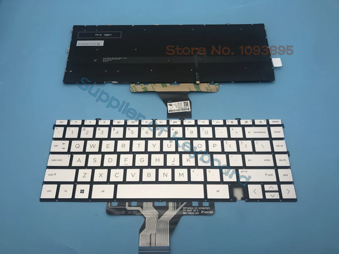 

Новая английская клавиатура для ноутбука HP Envy X360 13-AY 13-AY0007CA 13-AY0021NR 13-AY0055CL с подсветкой, серебристая/темно-синяя