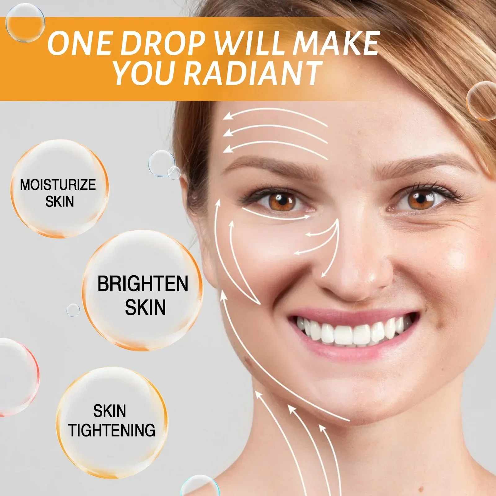 Vitamin C Whitening Face Serum Remove Dark Spots Freckles Fade Melanin Pigment Brightening Anti-Wrinkle Essence Beauty Skin Care 4