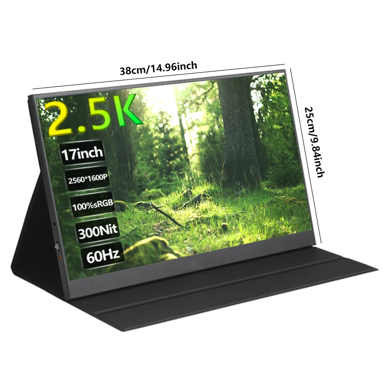 ʹ ޴ Ʈ ̹ , HDR, 1500:1 FreeSync, PC, PS4, PS5, , 17 ġ, 2.5K, 2560  1600P, 60Hz IPS ũ