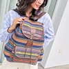 2024 Fashion Oxford Schoolbag Large Capacity Bookbags Backpack for Teen Girls Student Casual Versatile Daypack Vintage Bags 3