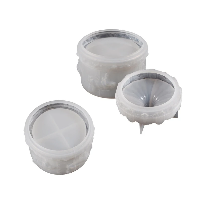 

DIY Crystal Epoxy Resin Mould Horse Storage Box Casting Mold Jewelry Storage Box Silicone Mold/with Lid C1FC
