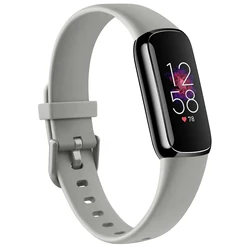 Elegant Soft Wristband Replacement for Fitbit Luxe - Premium Watch Strap Accessory (Gray)