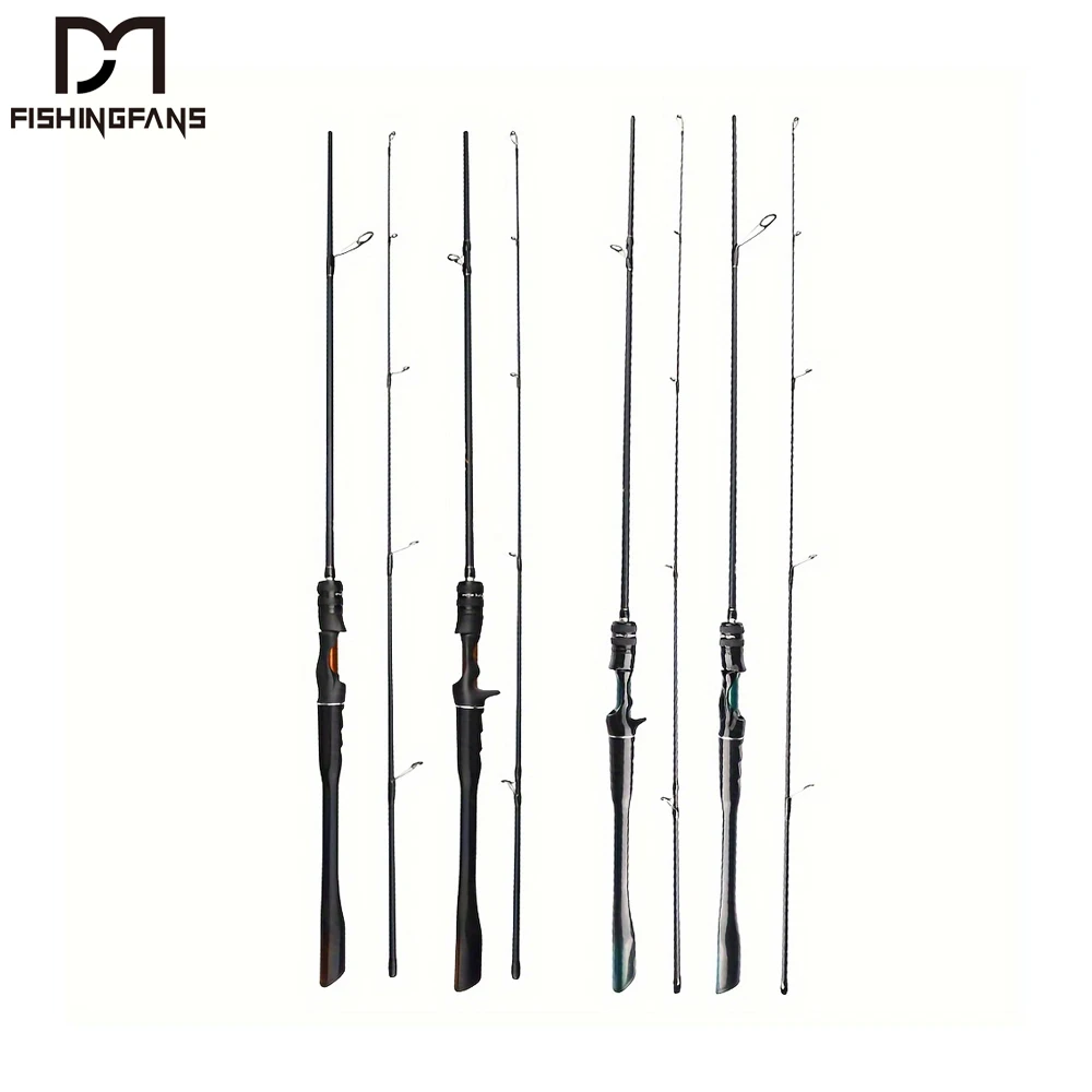 

FishingFans 2.1m/7ft 2.4m/8ft Spinning/Casting Medium Power M Fishing Rod Lure WT 5-20g, Line WT 6-12LB Bass Carp Fishing Rod