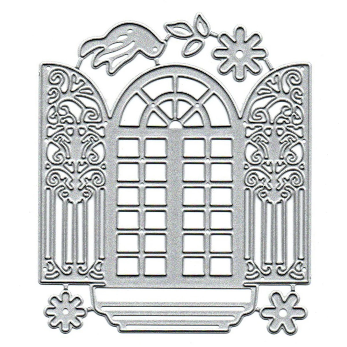 Metal Cutting Dies Windows Metal Cutting Die Decorative Scrapbooking Craft Photo Album Paper Card Art DIY Embossing
