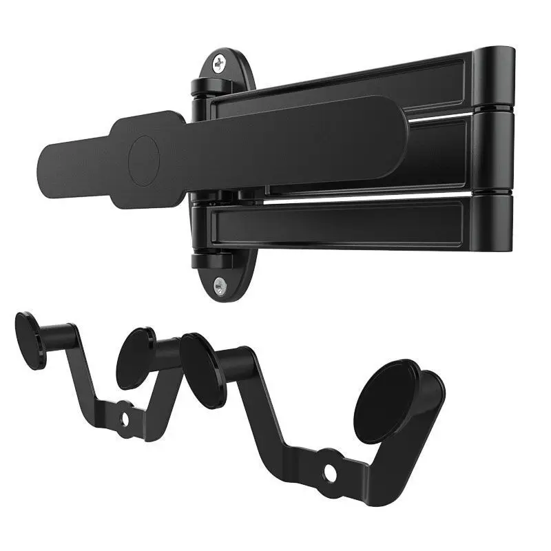 Alumínio Alloy Monitor Portátil Stand Wall Mount Riser Ajustável para Telas de 1017 Polegadas - Imagem 4