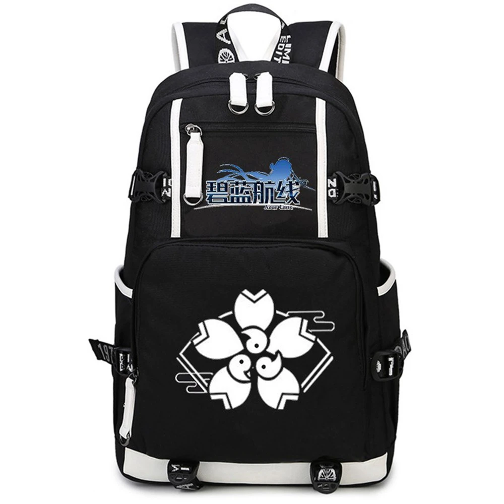 

Unisex Anime IJN Atago Kaga Illustrious Outdoor Rucksack Casual Schoolbag Student Backpacks