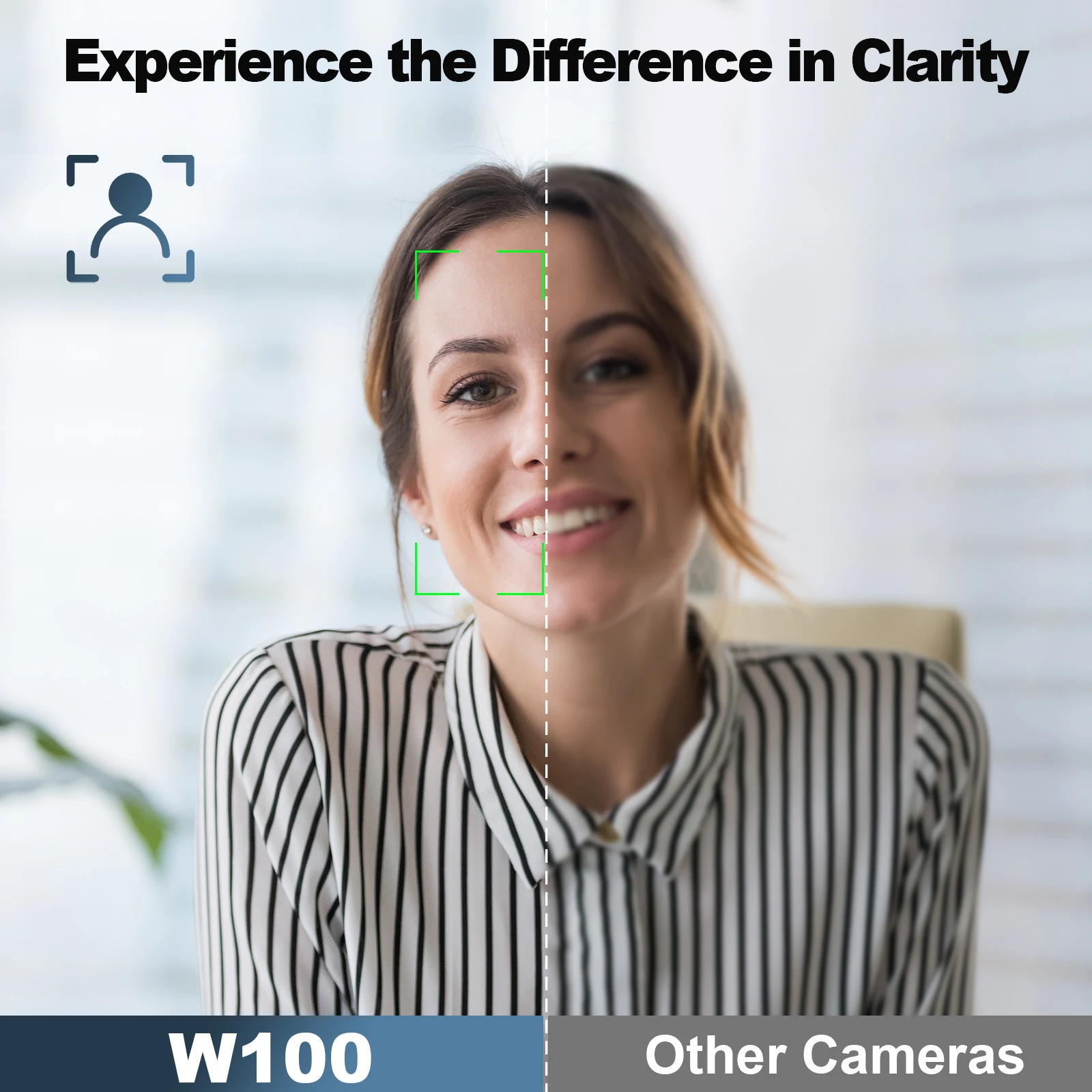 Digital Zoom Autofocus Noise Reduction Remote Control App Control Angle View Photography Video Privacy Cover Webcam