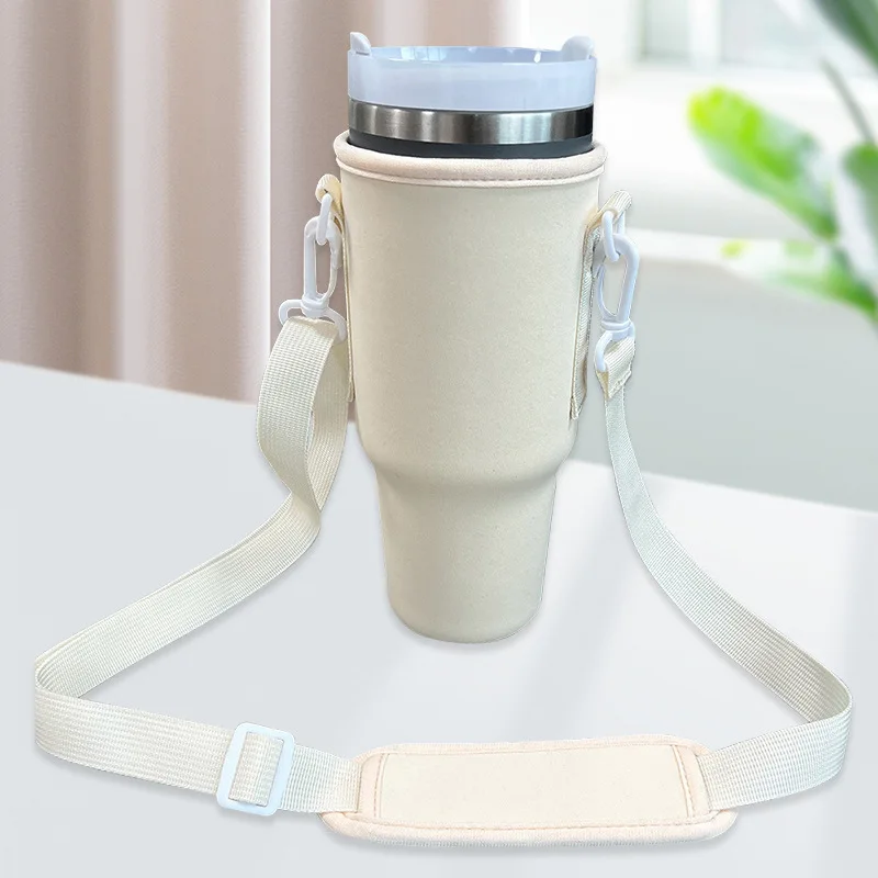 Water Bottle Carrier Bag Compatible with Stanley 40oz Tumbler with Handle,  Water Bottle Holder with Adjustable Shoulder Strap - AliExpress