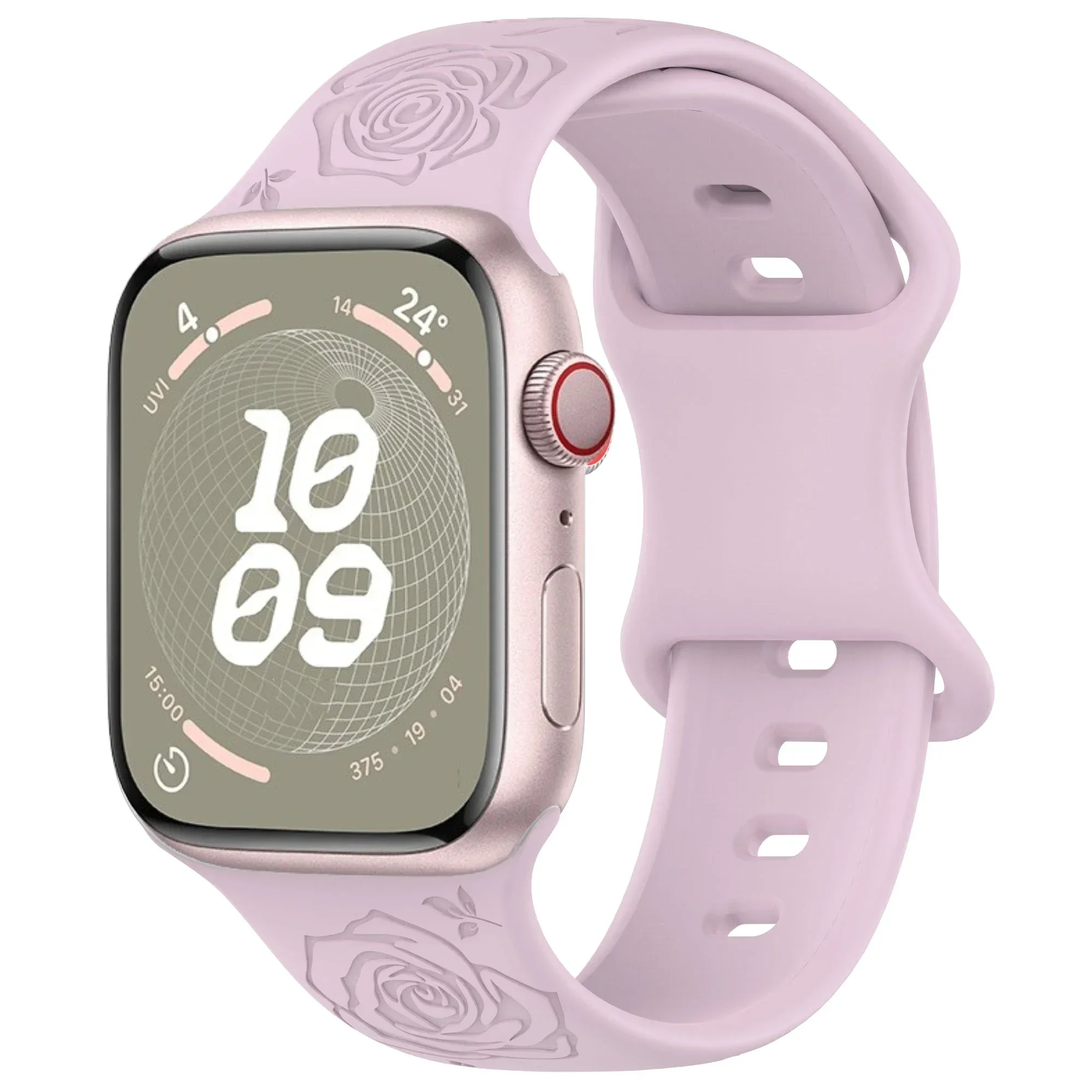 Engraved Pattern Silicone Strap