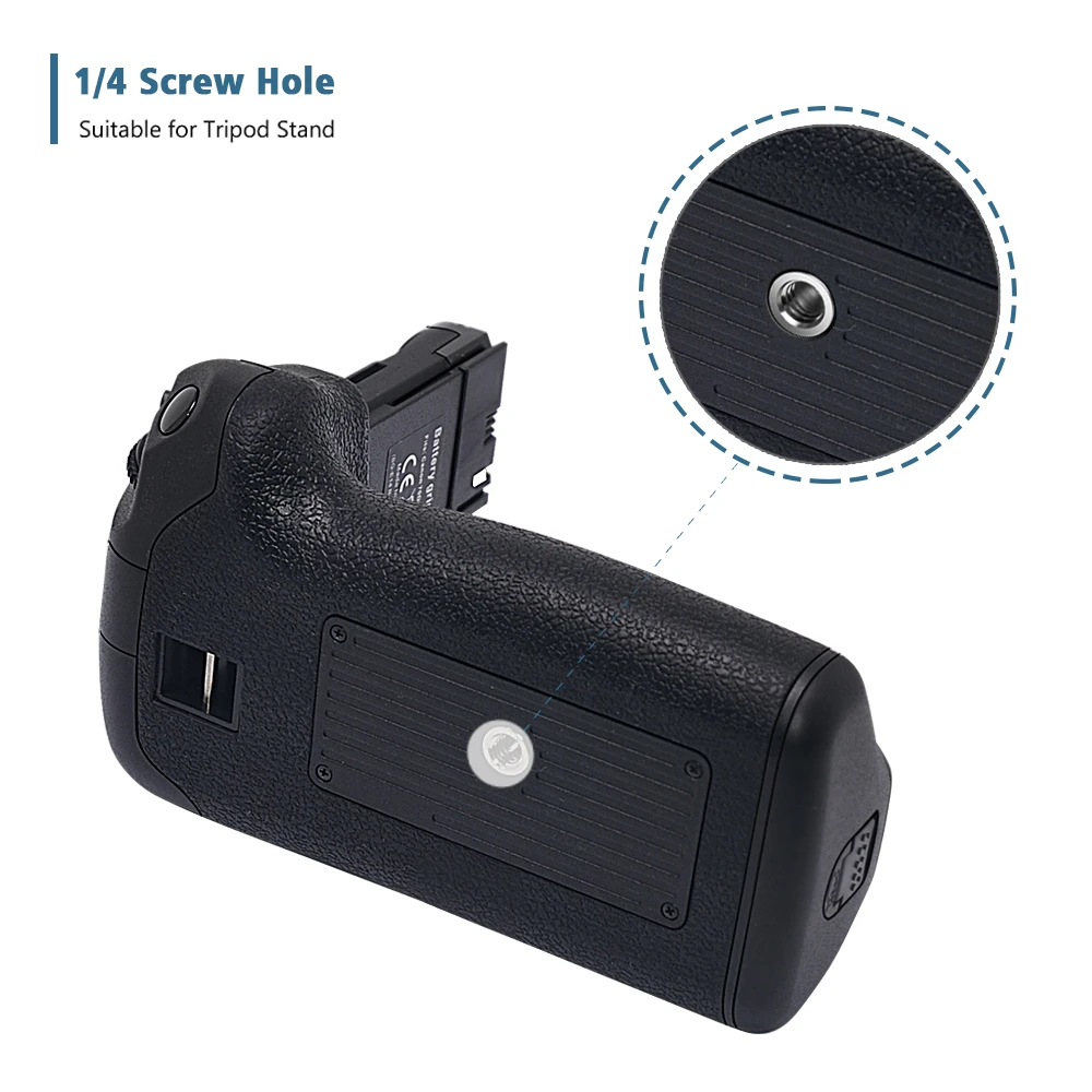 Mcoplus BG-70D Vertical Battery Grip BG-E14 for Canon EOS 70D 80D 90D Digital SLR Camera