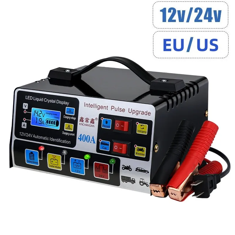 Automatic 220W Car Battery Charger 12V 24V High Frequency