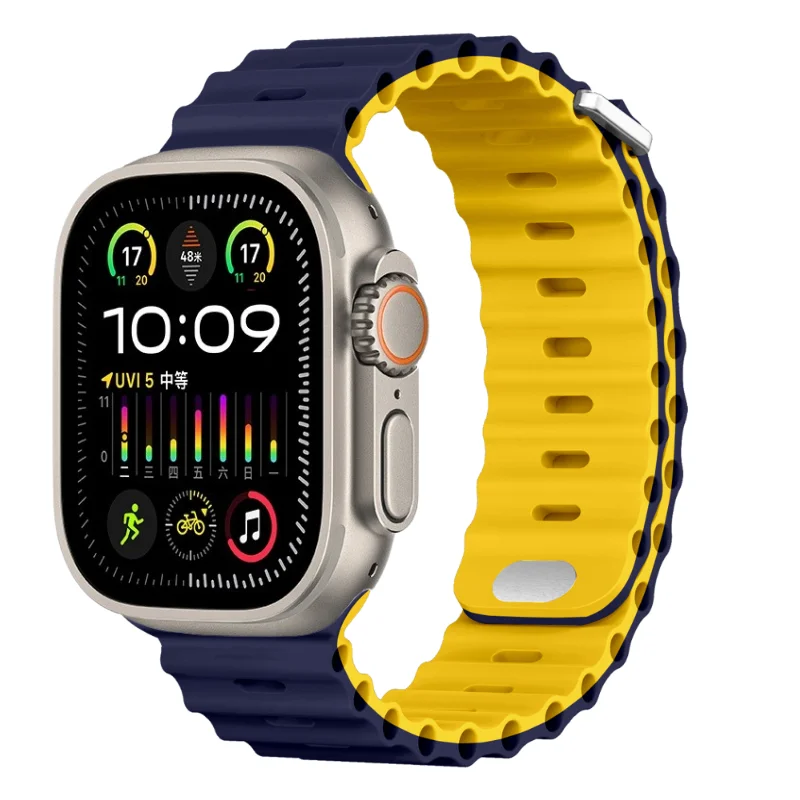 Breathable Silicone Strap for Smartwatch - Multiple Sizes