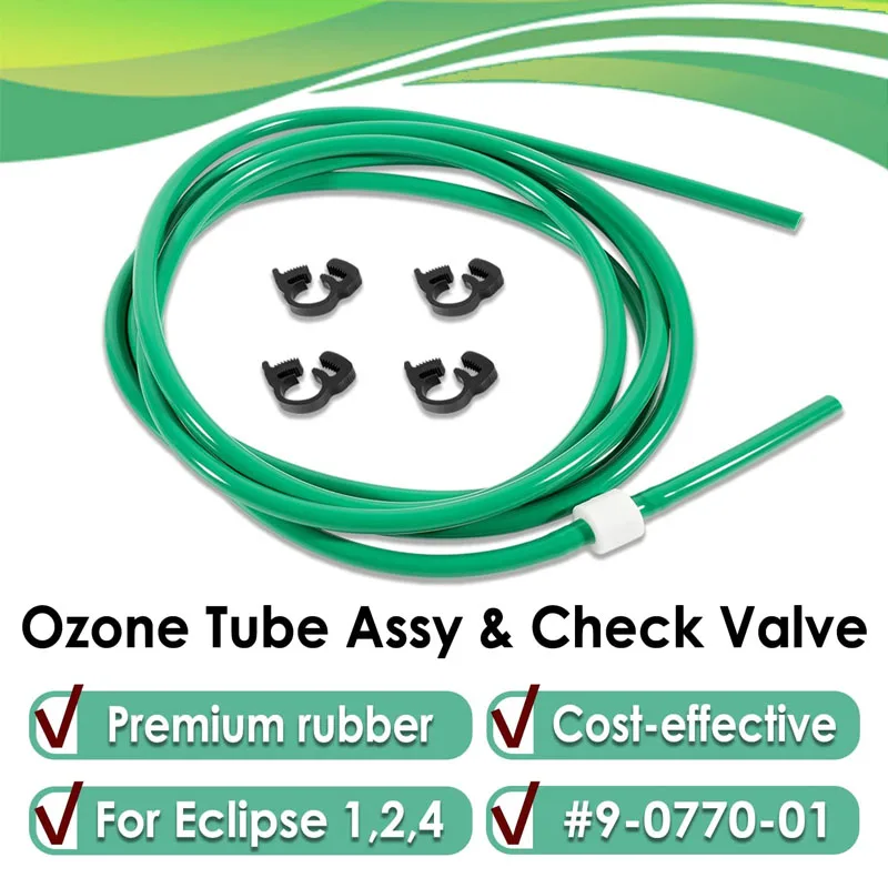 9-0770-01 Ozone Supply Check Valve Tubing Assy,Ozone Tube Assembly,Fit for Eclipse 1, 2, 4, Replacement for 2185-18,DEL-451-7001 цена и фото