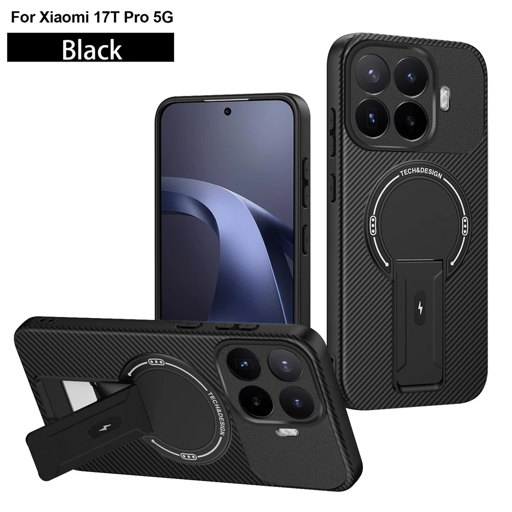 Armor Magnetic Ring Bracket Case with Magsafe Wireless Charging Compatibility